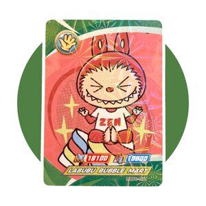Labubu Game Collection Trading Card (KK52): Monster Zen Marshmallow, LABU-052
